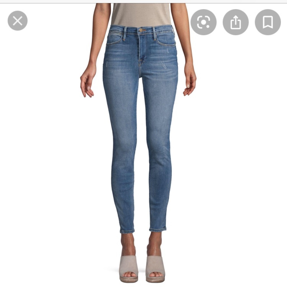FRAME Le High Skinny jeans, size 27. NWOT